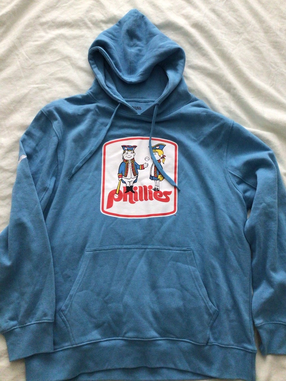 Philadelphia Phillies Phil & Phillis Powder Blue Hoodie by Stitches - L